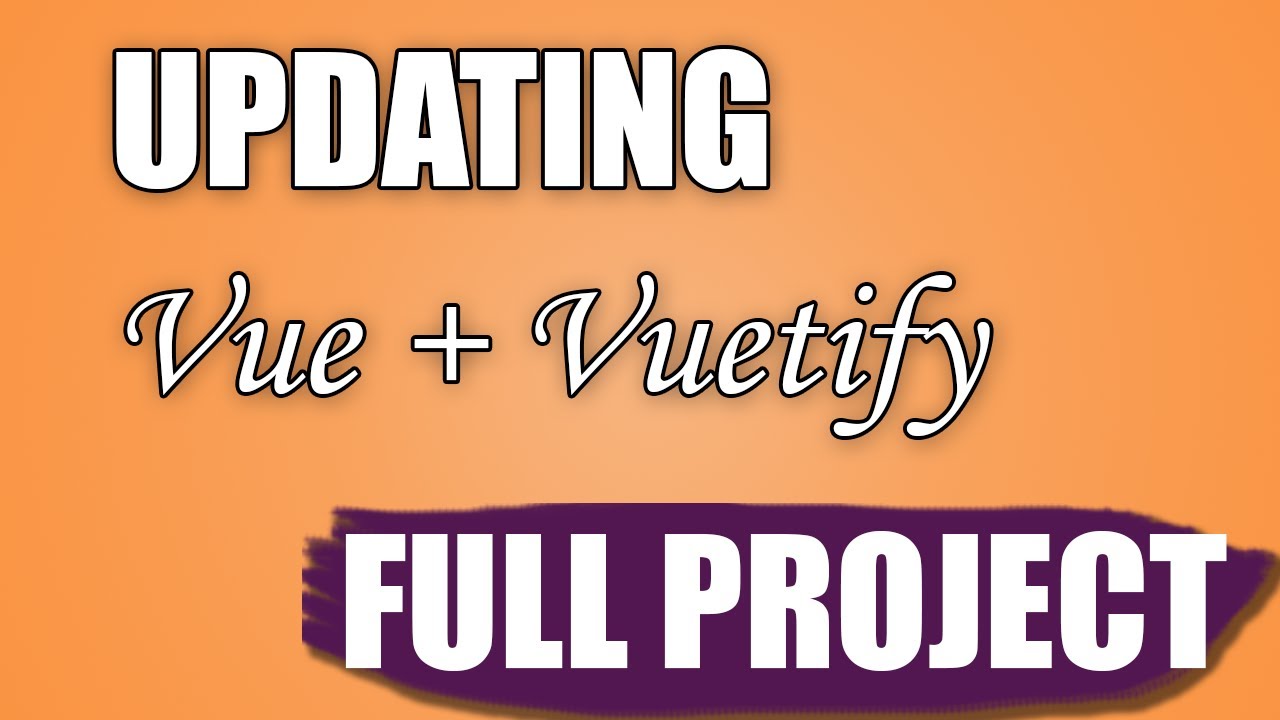 Updating the Project to Vuetify 0.14 and Vue 2.4 | Vue.js + Vuetify + Firebase FULL PROJECT