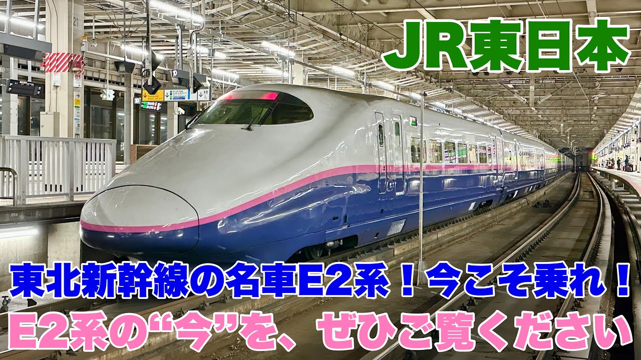【名車E2系】やまびこ指定席で仙台→東京｜とき・あさまでも活躍した名車の記録