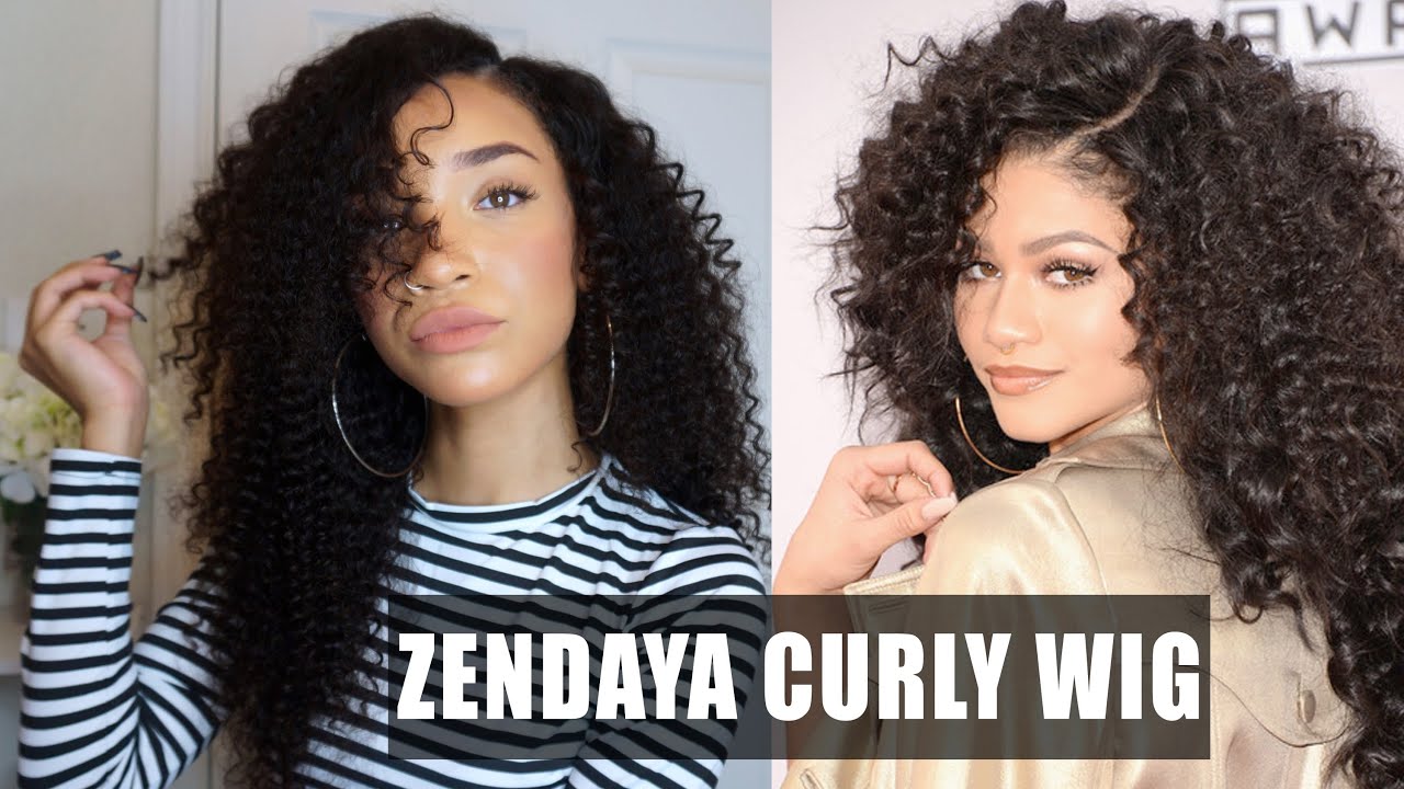 HAIR| Big Curly Lace Wig - Zendaya AMAs Inspired (WowAfrican)  | RAVEN ELYSE