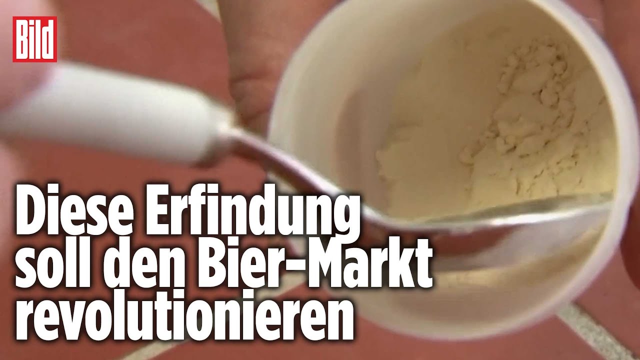 Praktisch und billig: Brauerei erfindet Bier in Pulverform