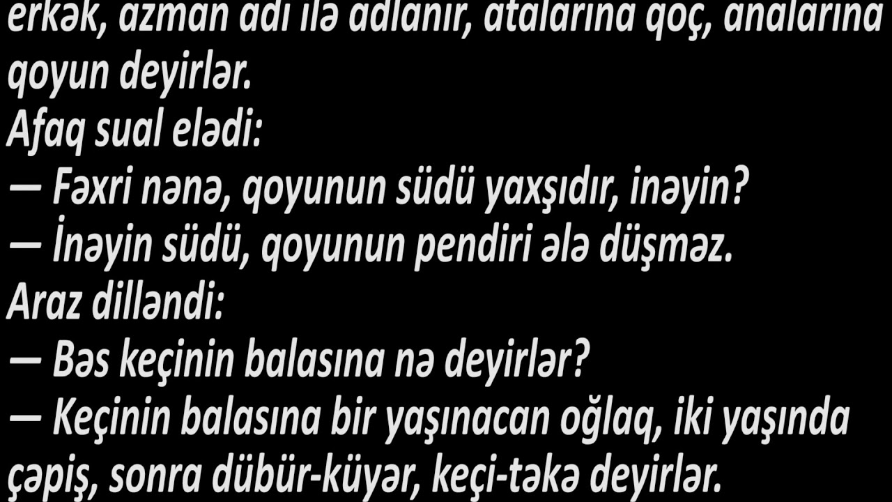 Ədəbiyyat 6 Əli Vəliyev NƏNƏNİN SÖHBƏTİ