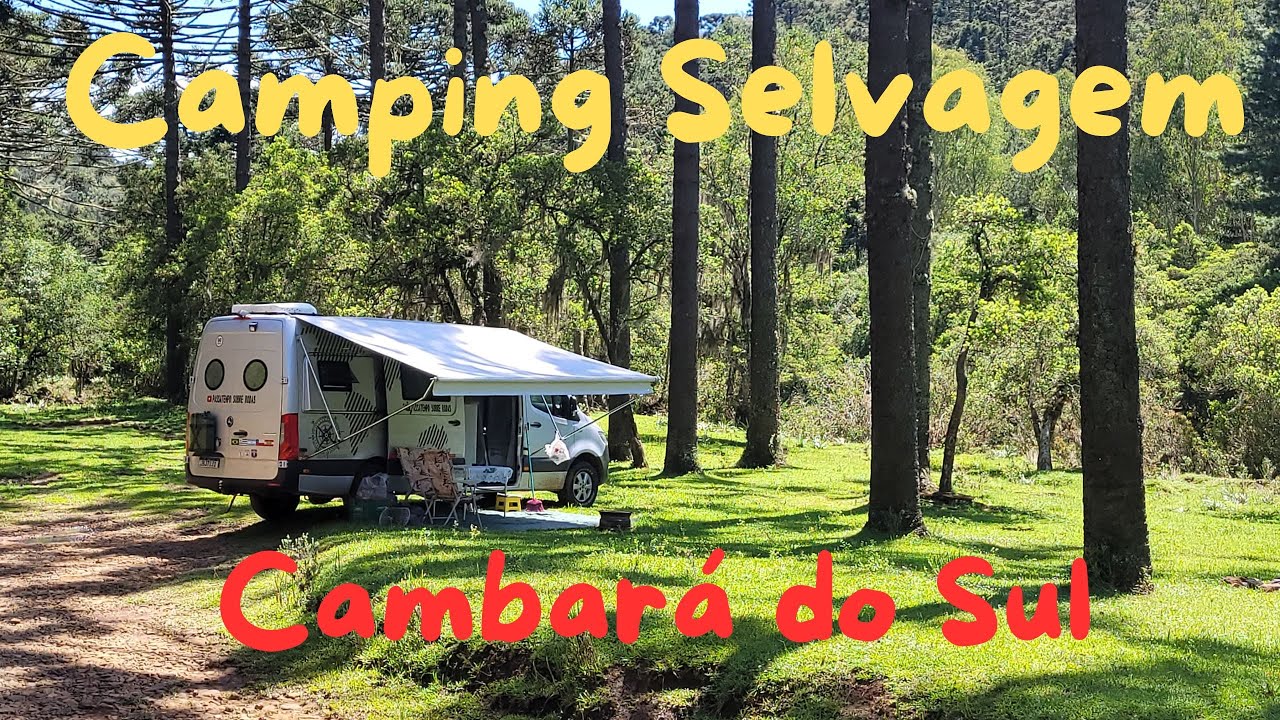 Acampamento Selvagem em Cambará do Sul, às margens do Rio Garrafa, RS, nov 23.
