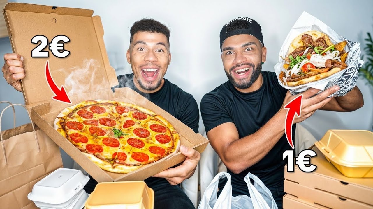 WIR TESTEN DAS BILLIGSTE ESSEN VOM LIEFERDIENST!