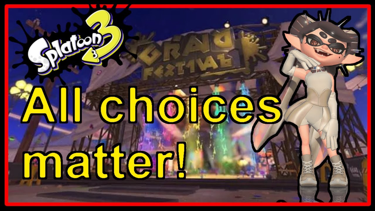 There is no "Correct" Team in this Final Fest! - [Splatoon 3 Grand Festival]