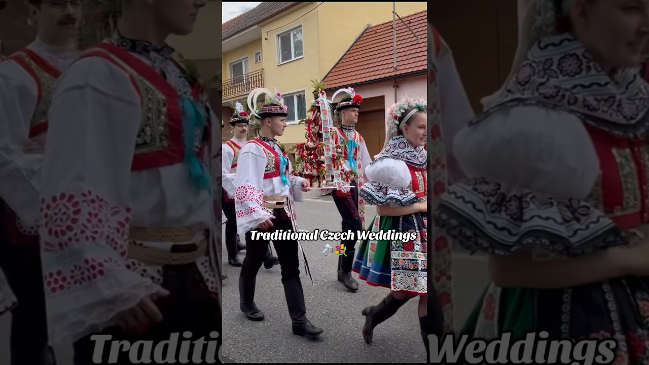 Czech weddings 💍 #czechfolklore #svadba #svatba #kroje #morava #slovacko #slovakfolklore #slavic