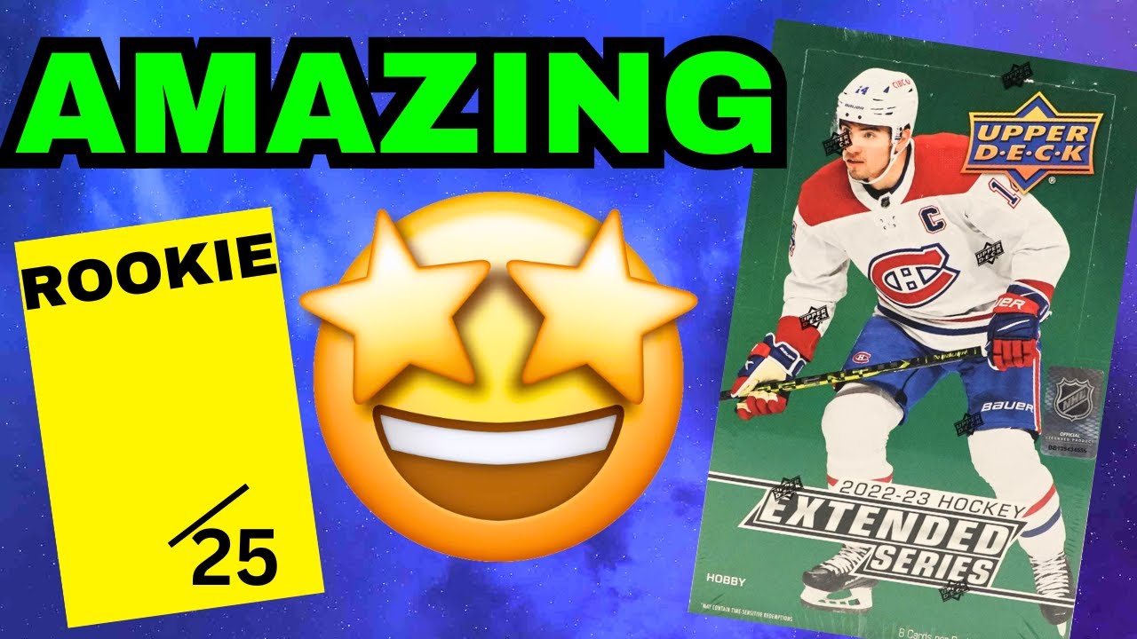 INSANE ROOKIE LOADED BOX! 2022-23 UPPER DECK EXTENDED SERIES HOBBY BOX BREAK