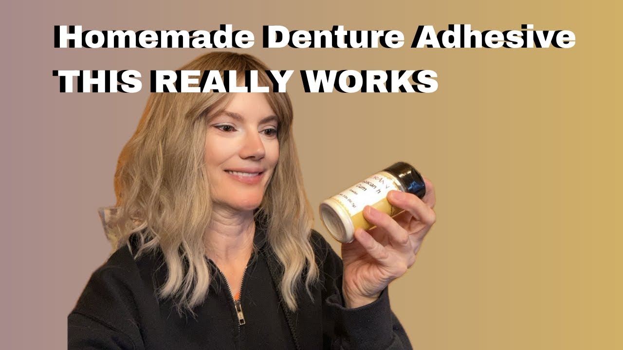 How to make Denture Adhesive at home. EASY
