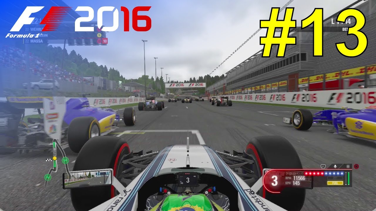F1 2016 - Let's Make Massa World Champion #13 - 100% Race 'Belgium'