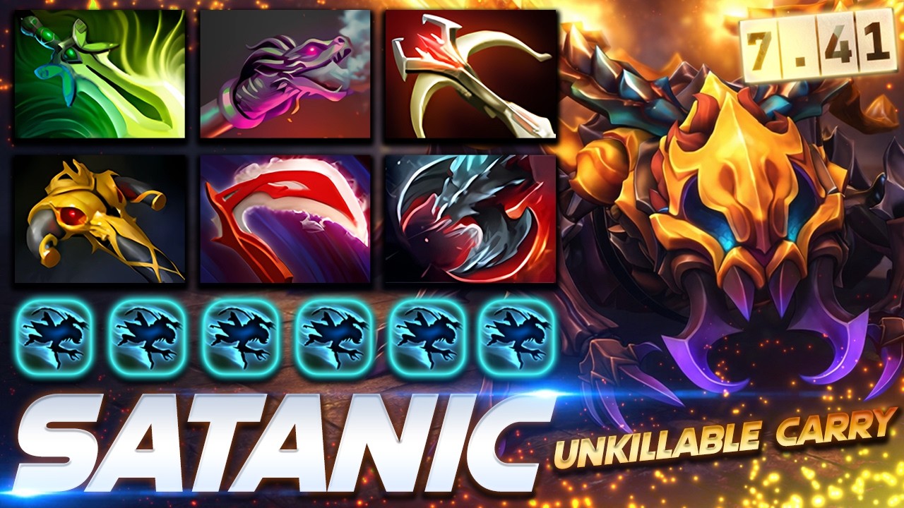 Satanic Weaver Unkillable Carry - Dota 2 Pro Gameplay [Watch & Learn]