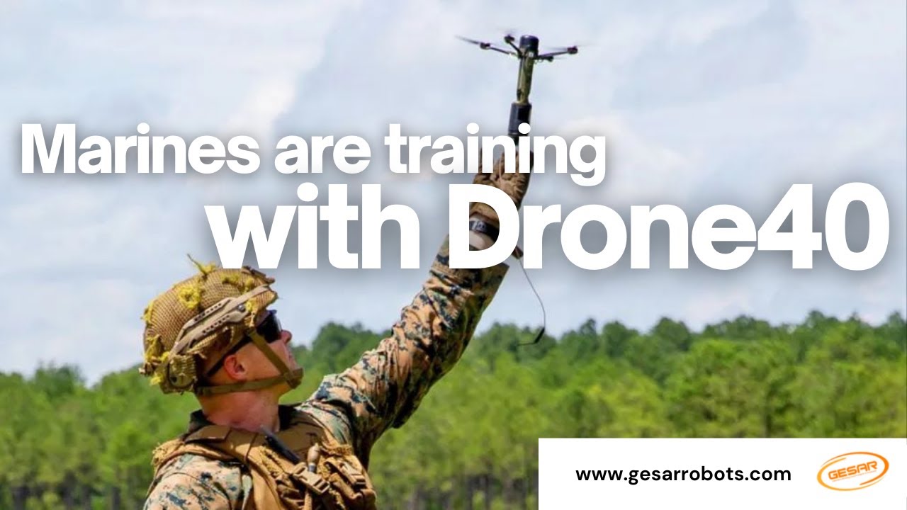 United States Marines are training with Drone40