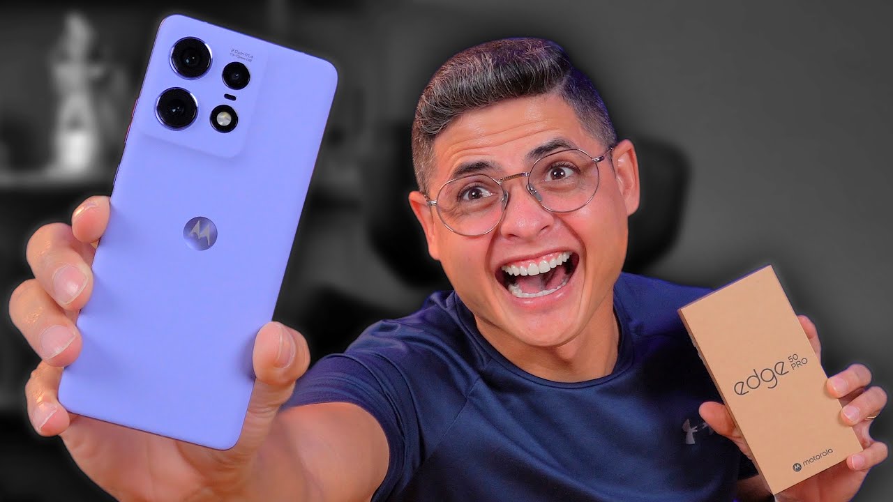 ELE CHEGOU! Motorola EDGE 50 PRO com SEU CARREGADOR de 125W tá TOP! Unboxing e Impressões