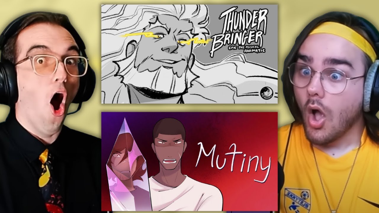 Reacting to MORE Thunder Saga Animatics! | Mutiny + Thunder Bringer | EPIC: The Musical