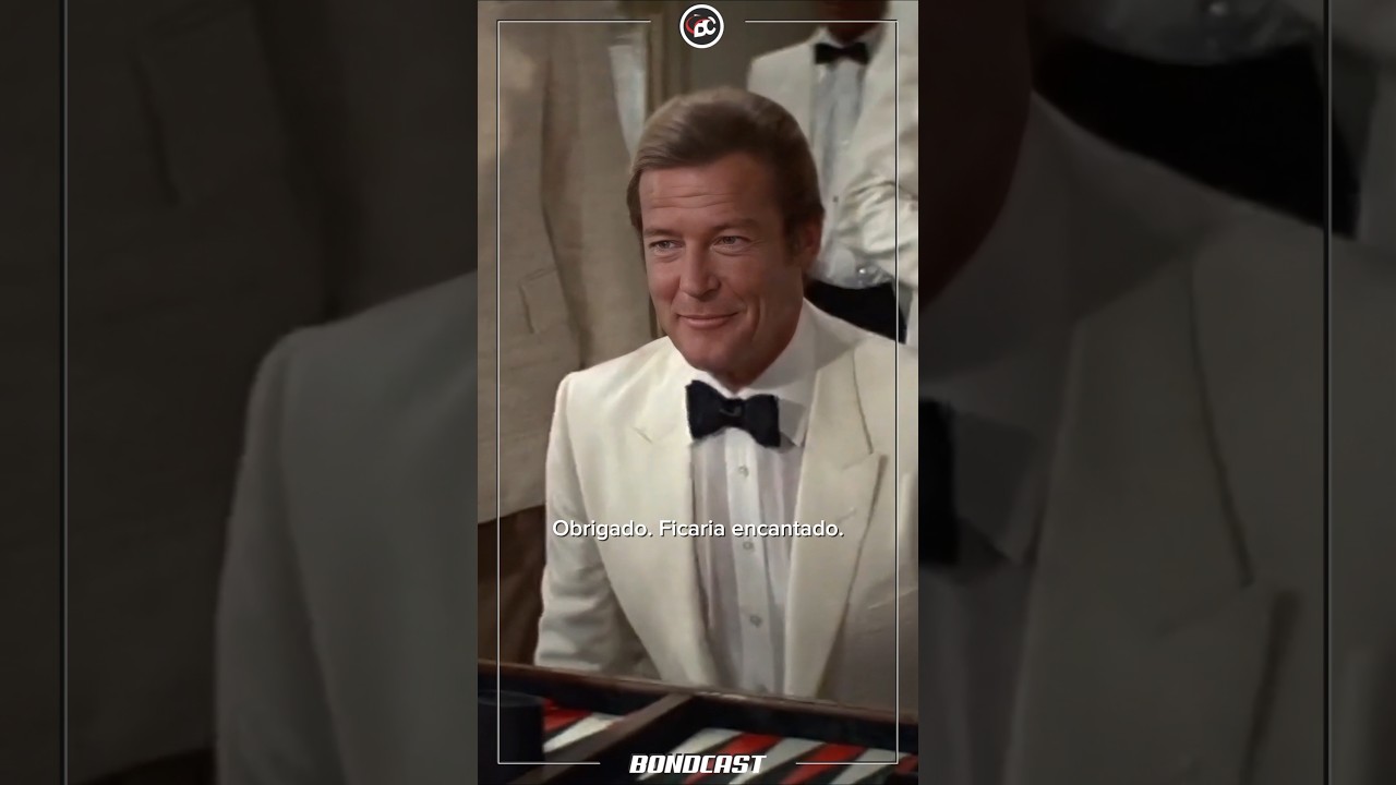 ROGER MOORE COMO JAMES BOND!  #007 #1980s #jamesbond #movie #cinema #rogermoore #casino