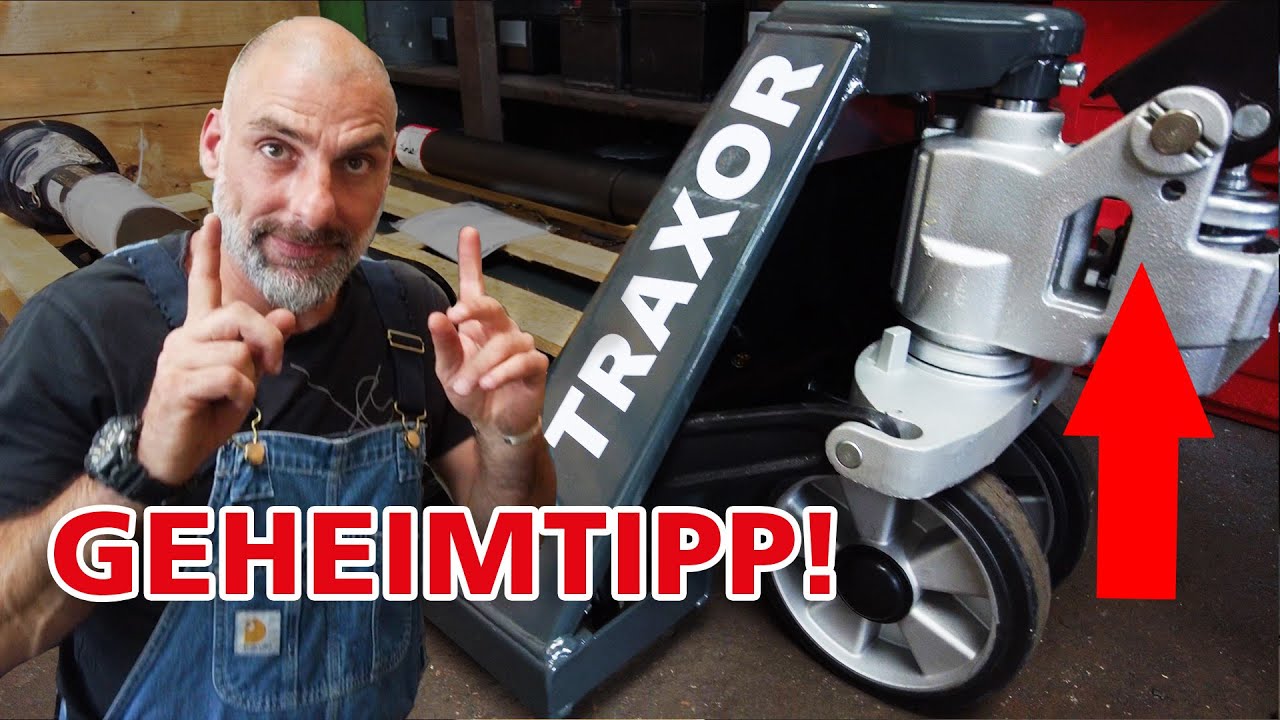 Der Trick mit dem Hubwagen - Hubwagen Montage TRAXOR