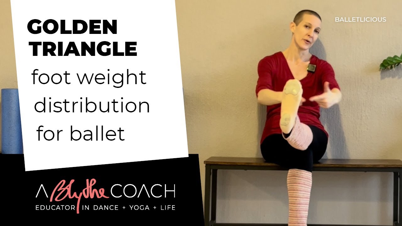 Foot Foundations - Golden Triangle Weight Distribution Visualization for Dance - Tasty Technique Tip