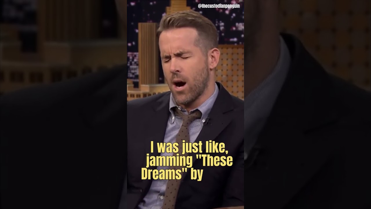 Ryan Reynolds & Jimmy Fallon sings 