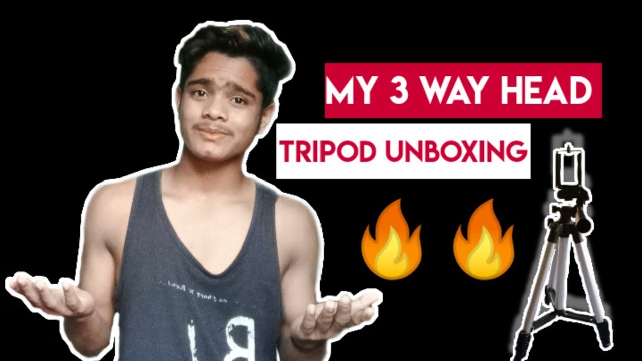 3 WAY HEAD NEW TRIPOD UNBOXING BY TECH ARMAN KA|| TRIPOD UNBOXING VIDEO BY TECH ARMAN KA ||TRIPOD🔥