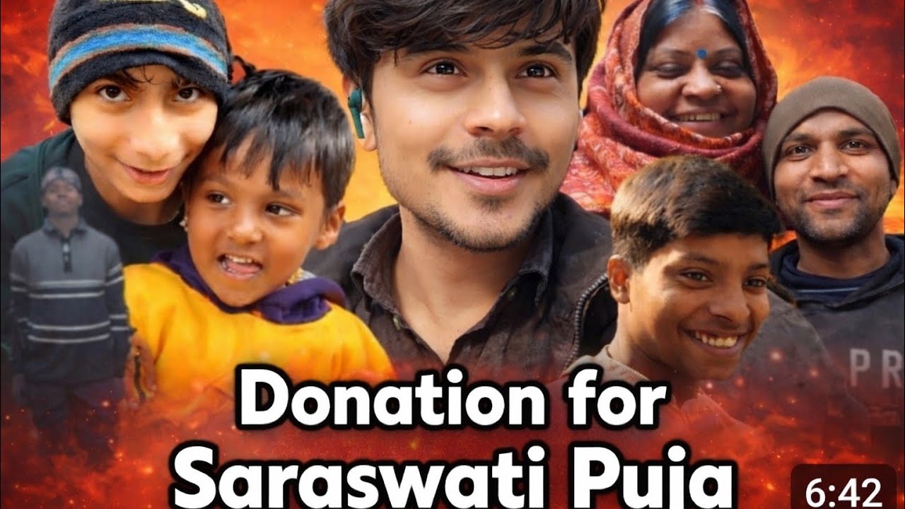 Saraswati Puja ka Chanda collection 👍 #sagarofficial #vlog 