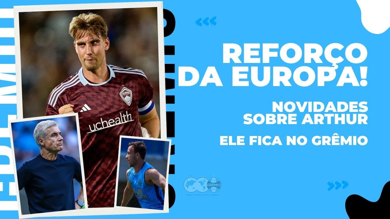 🚨MAIS UM REFORÇO DA EUROPA!? O JOGADOR QUE O GRÊMIO ANALISA | BOAS NOTÍCIAS | ELE NÃO SAI!