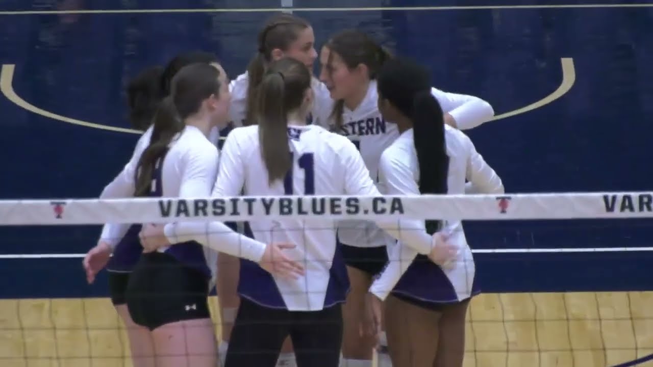 November 10, 2023 - USports Women's Volleyball - Western Mustangs @ U of T Varsity Blues