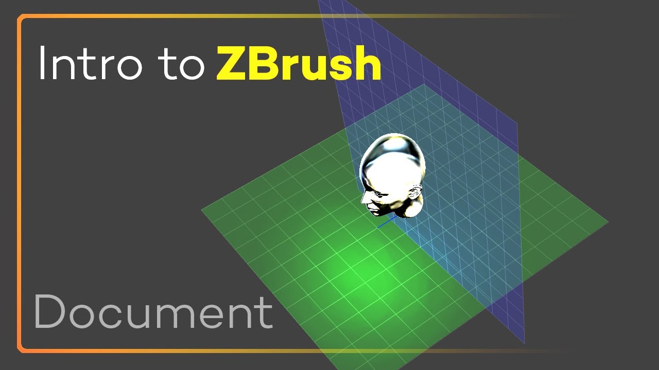 Введение в ZBrush 006 — Документы! Изменение размера, пропорции, диапазон, инструменты холста, оч...