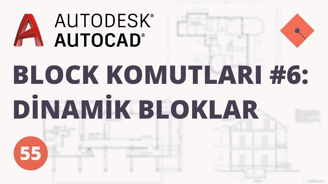 AutoCAD Dersleri #55 | Block Komutları - Dinamik Bloklar