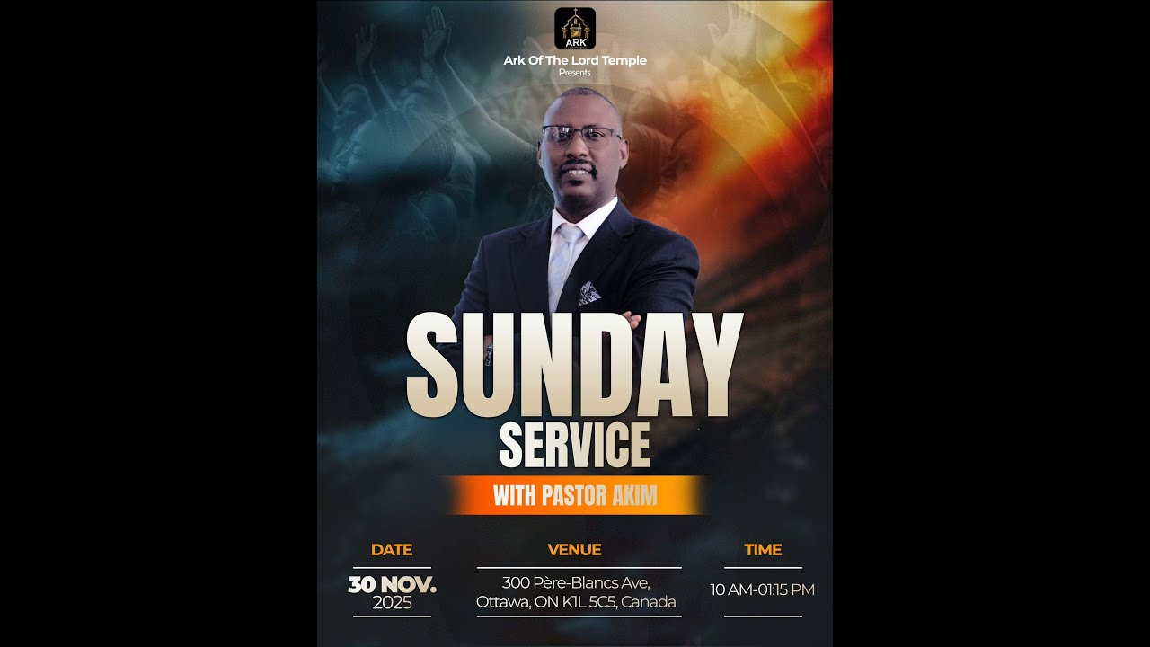 ARK OF THE LORD TEMPLE SUNDAY SERVICE