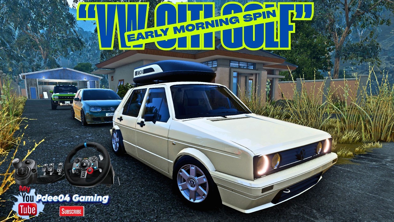 VW MK1 Citi Golf Morning Spin 🇿🇦 | BeamNG Drive Logitech G29 #VW #BeamNG #CitiGolf