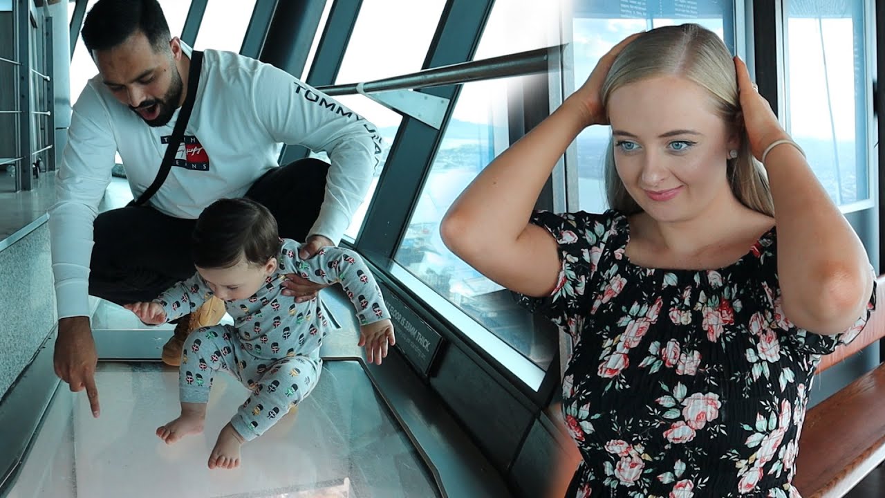WE TOOK NOAH UP THE TALLEST BUILDING IN NEW ZEALAND *SO SCARY*