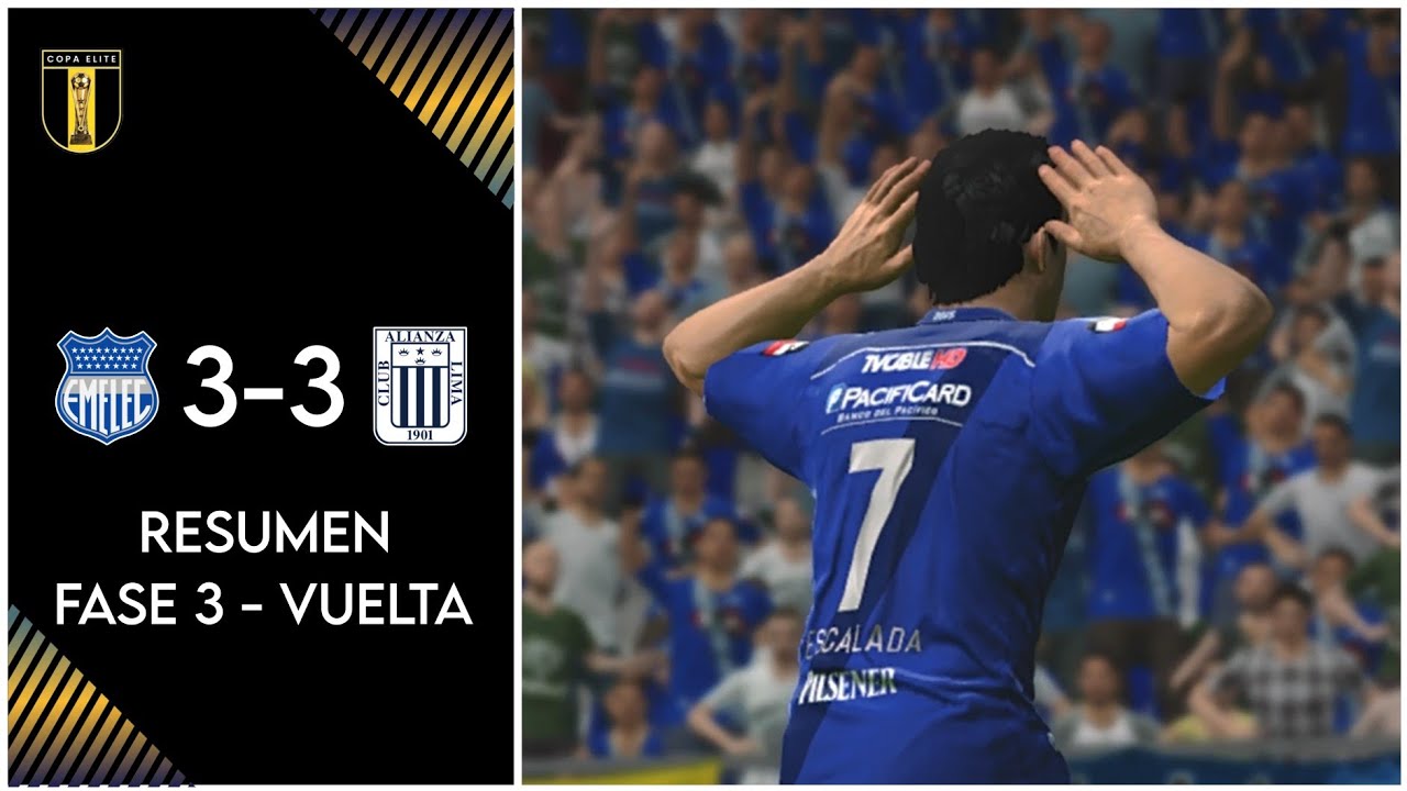 Emelec 3-3 Alianza Lima II Copa Elite 2026, Fase 3 - VUELTA
