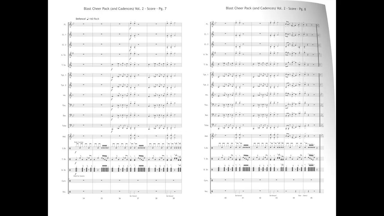 JMB495 Blast Cheer Pack and Cadences Vol  2