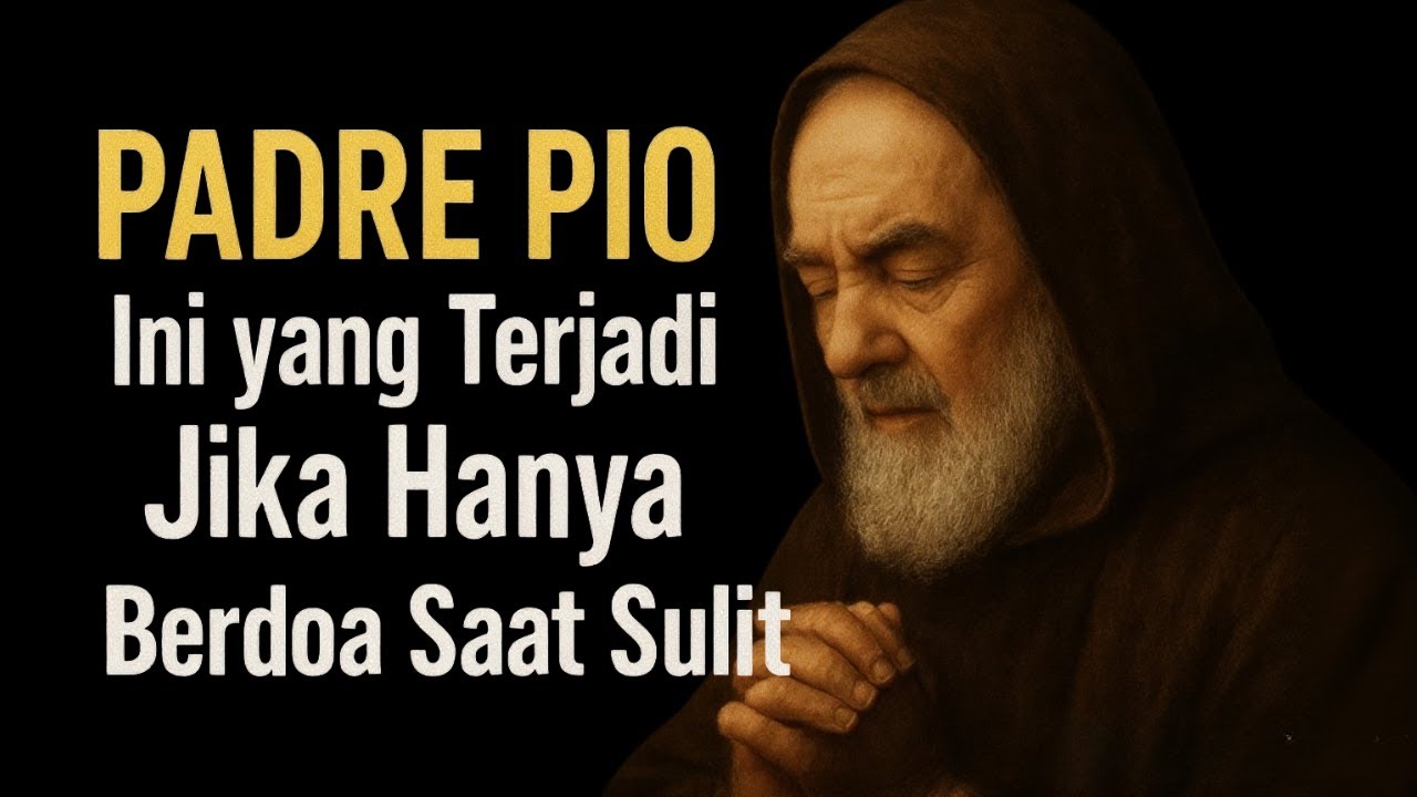 Padre Pio Melihat Apa yang Terjadi pada Jiwa yang Hanya Berdoa di Saat-Saat Sulit