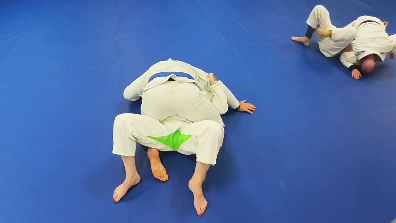 Salty ginger collects arms. Christy and Peter Gracie Jiu Jiuts Coed sparring