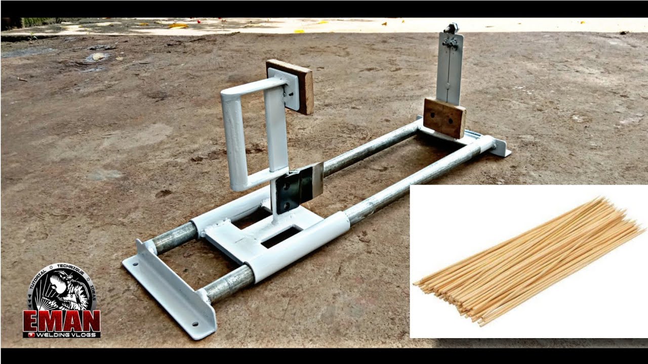 Wow! Amazing 3 in 1 Bamboo Stick Maker | CUTTER SLICER | PAANO GUMAWA NG STICK | EMAN Welding Vlogs