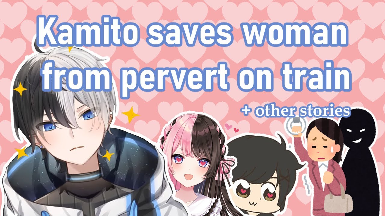 Kamito saves woman on train from pervert and reminisces about his big-breasted classmate [eng sub]