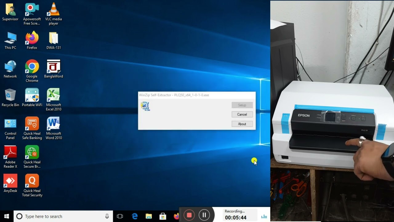 How to Install Epson PLQ 50 Passbook Printer | How to download & install Epson PLQ 50 Printer Driver