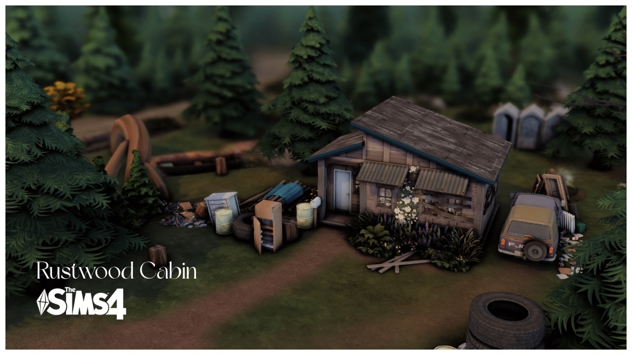 Rustwood Cabin | Speed Build | The Sims 4 Indonesia