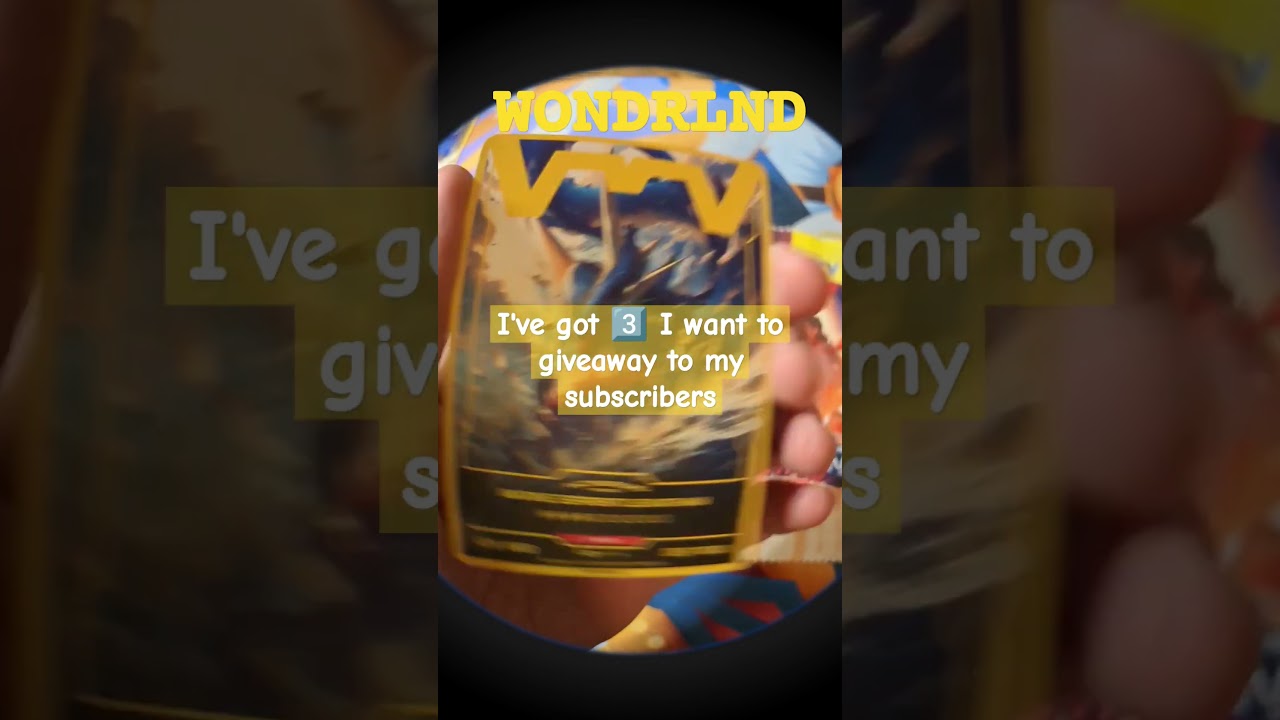 WONDRLND TCG sample 🤏 GIVEAWAY 🤏 (indie TCG) 