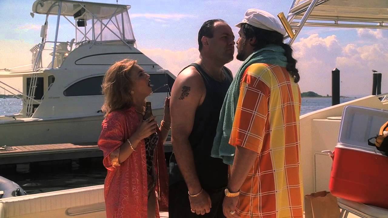 The Sopranos - Tony beats up some Russian guy