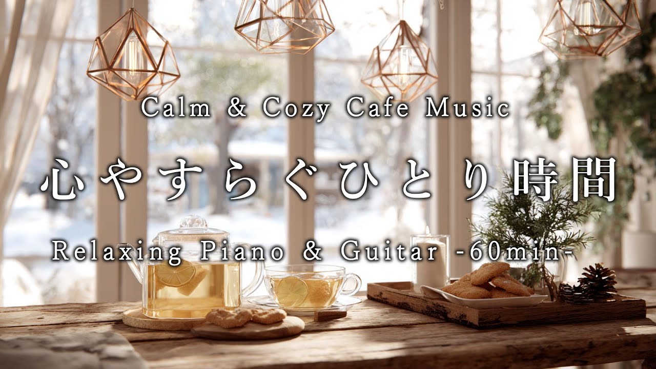 【カフェBGM】心やすらぐひとり時間|リラックス・読書・勉強・作業用ピアノ音楽60分|Music for relaxing, reading, studying, and working