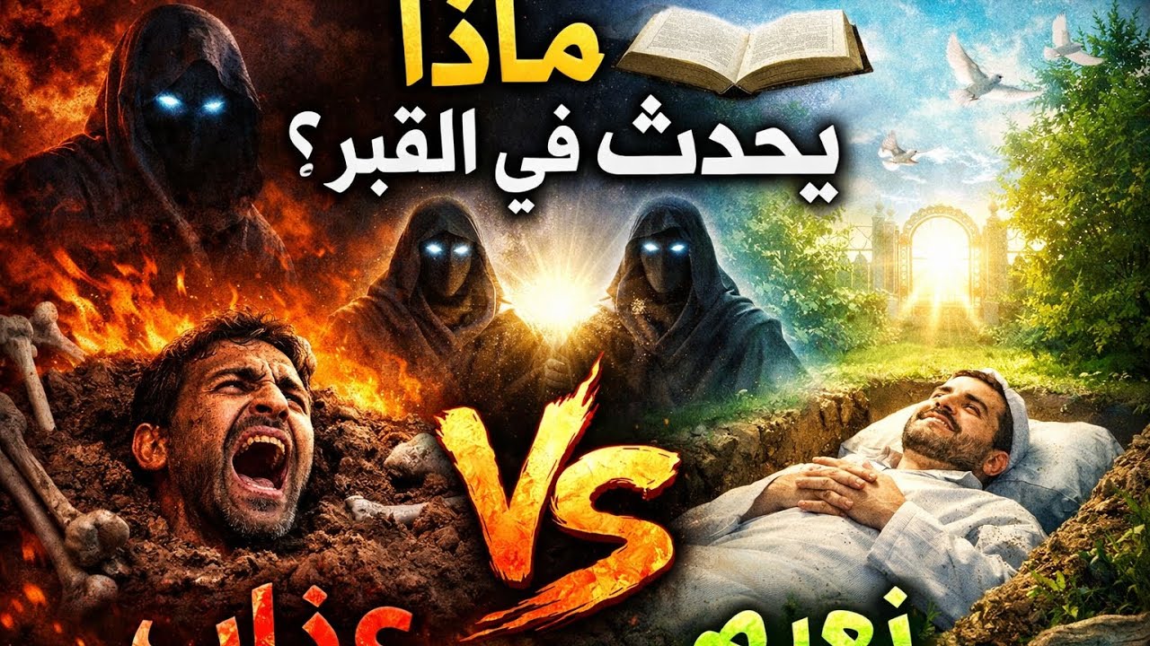 أول ليلة في القبر… ماذا سيحدث لك بعد أن يرحل الجميع؟😱💀