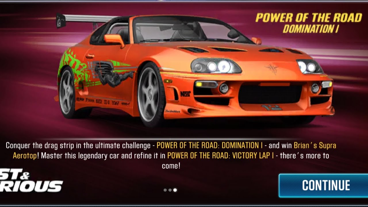 CSR2 | Fast & Furious | Power of the Road | Domination 1 | Races 1 - 65 |