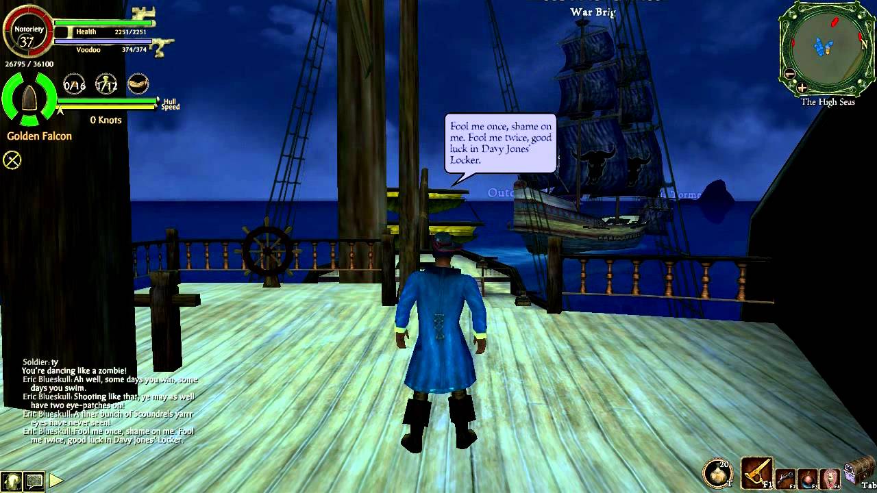Potco Test Server Update October 7, 2011 Ship Customization pt2