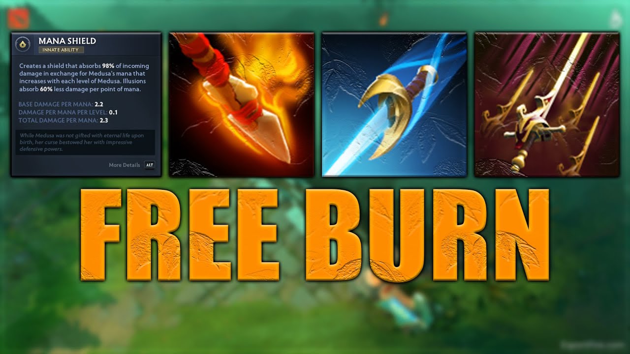Free Burn BURNING SPEAR + MANA SHIELD | Ability Draft