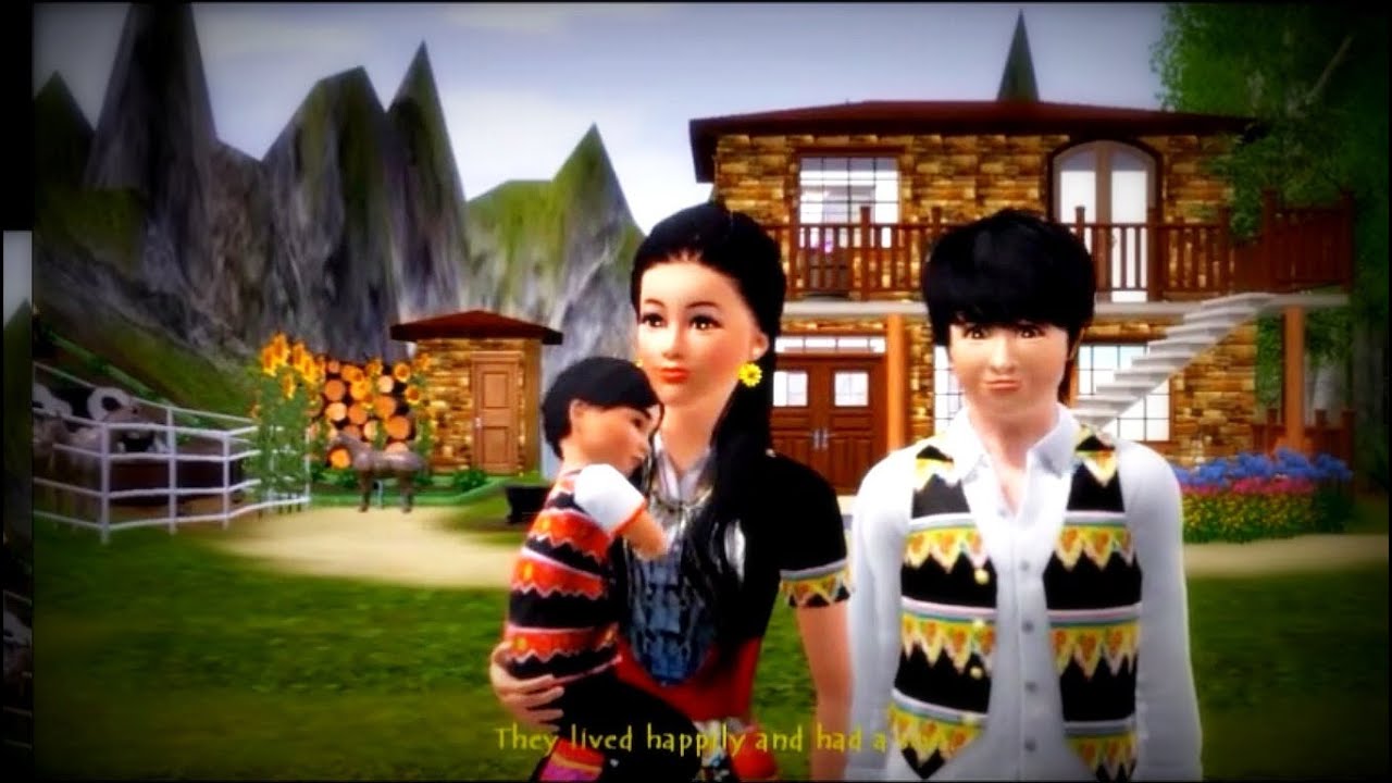 Hmong Bedtime stories Folktale - Nraug Ntsuag thiab Niam Nkauj Zuag Paj : a narrated short film