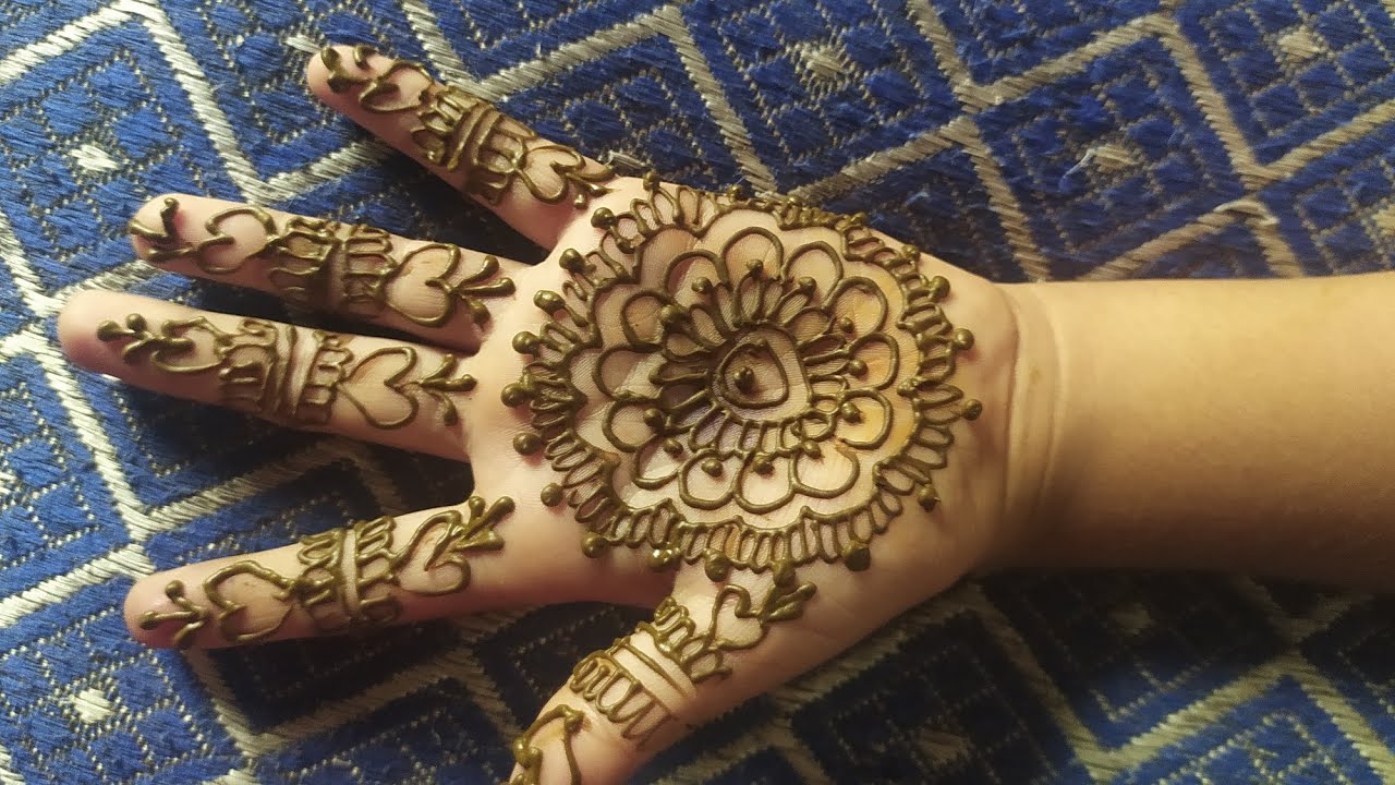LETEST MAHENDI DESIGN BY FATEMA