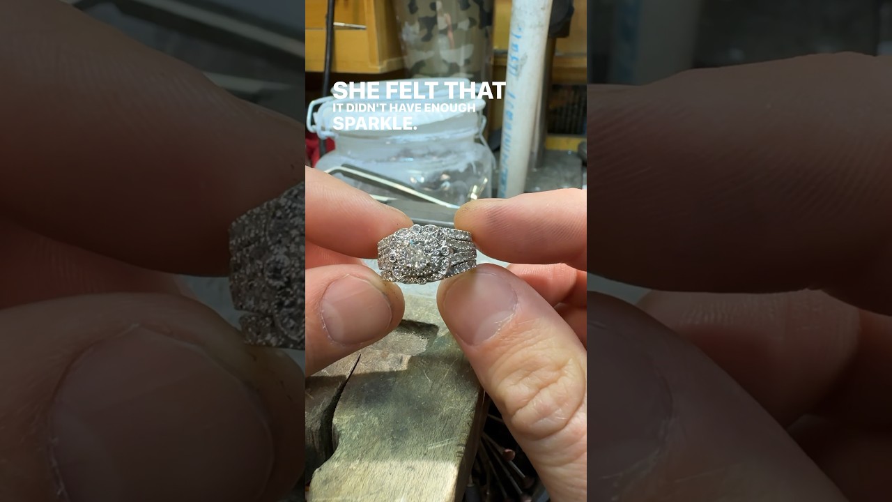 Her Engagement Ring Didn&rsquo;t Have Enough Sparkle-Jewelry Transformation!
