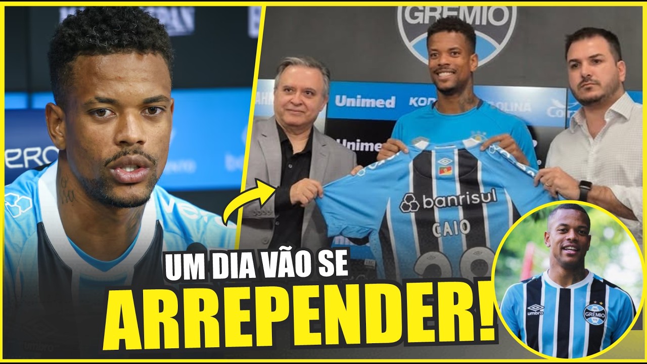 OLHA A DURA VERDADE QUE NINGUÉM QUER FALAR SOBRE A SITUAÇÃO DO CAIO PAULISTA NO GRÊMIO