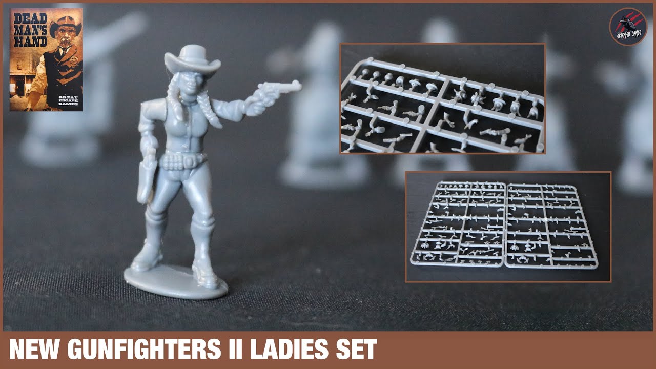 GUNFIGHTERS II LADIES SET - Unbox & Build - Dead Man's Hand Gang By Great Escape Games