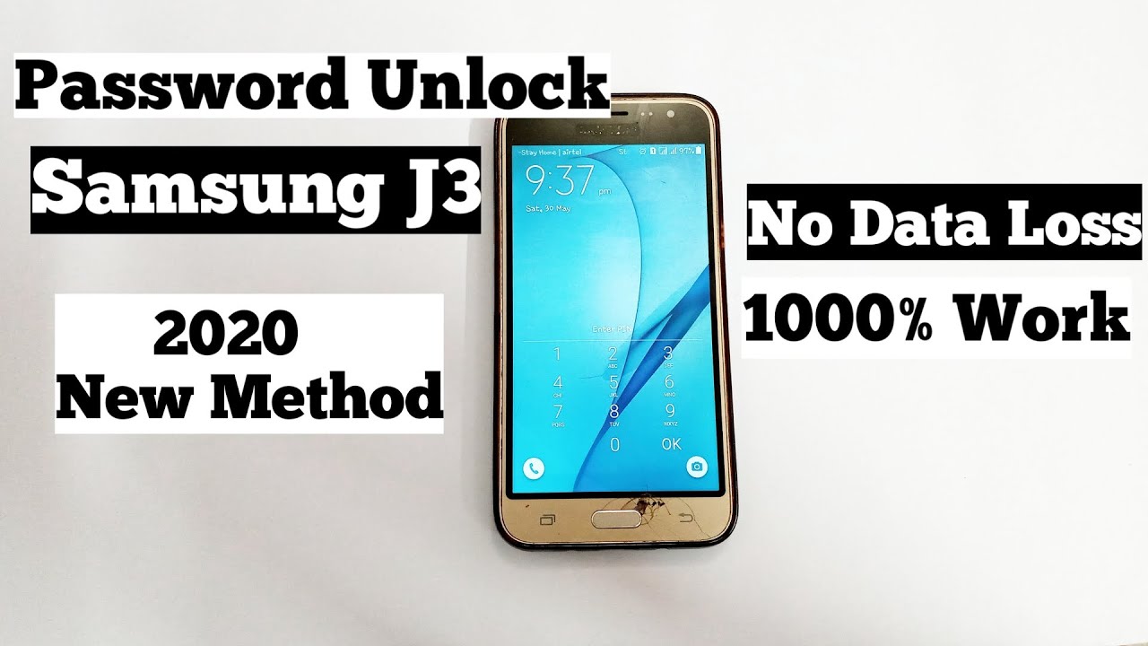 Samsung J3 Forgotten Password Unlock Without Losing Data | HowToUnlock SamsungJ3  Forgotten Password
